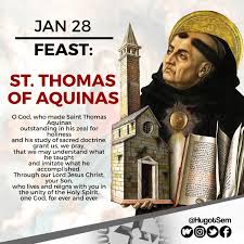 MEMORIAL OF SAINT THOMAS AQUINAS, PRIEST AND DOCTOR OF THE CHURCH AND SAINT PETER NOLASCO, CONFESSOR