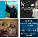 SAINTS OF THE DAY ~ FEAST DAY: JULY 12TH